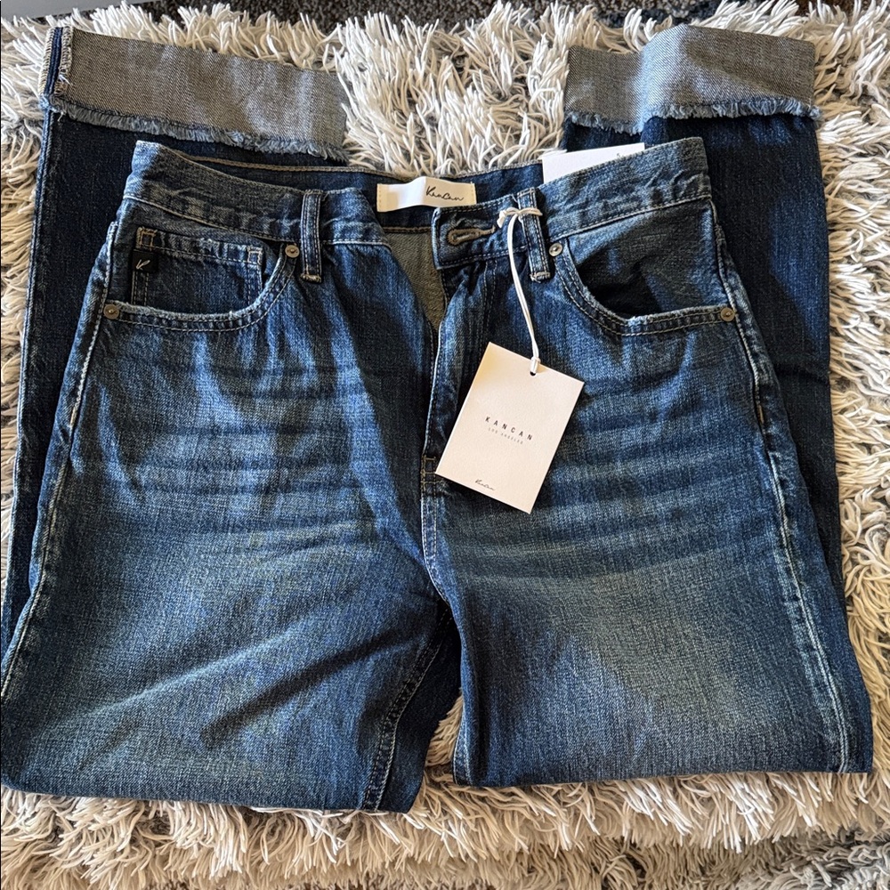 KanCan Blue Straight Leg Women's Jeans